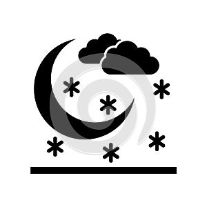 Clouds  Glyph Style vector icon which can easily modify or edit