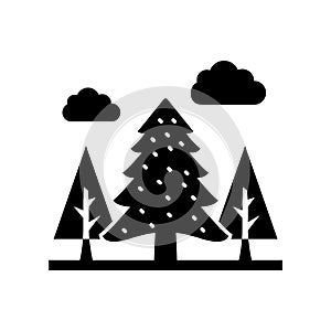 Clouds  Glyph Style vector icon which can easily modify or edit