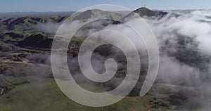 Clouds, Landscape and Nature Above the Clouds in the California. Mountain in Background. USA 1