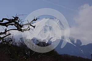 Clouds on Mount Fuji