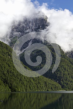 Clouds in mountain