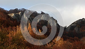 Clouds on the mountain Demerdji.