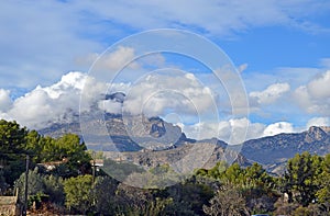 Clouds On A Mountain