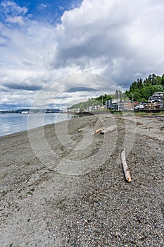 Clouds Over Alki Beach 2