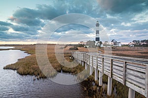 Clouds Over Bodie Island Lighthouse NC