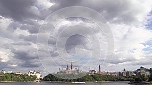 Clouds over Canada's capital city