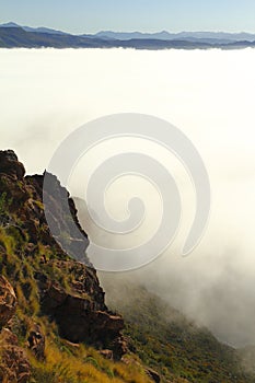 Clouds over the city of ensenada, baja california, mexico I