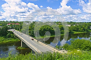 Clouds over the city of Rzhev