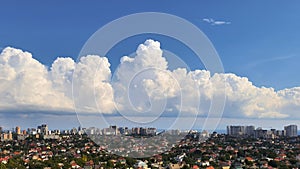 clouds over the city by the sea  Odessa
