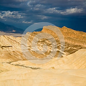 Clouds over Death Valley