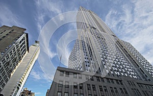 Clouds over the Empire State Building