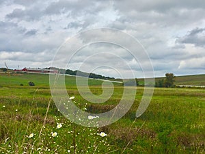 Clouds Over Green Pastures