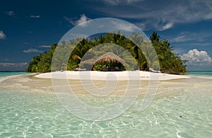 Clouds over Indian Ocean photo