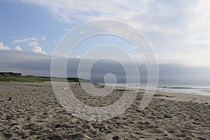 Clouds Over the Lonely Beach