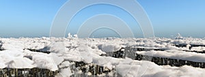 Clouds over a megacity