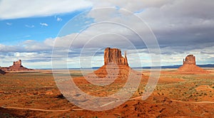 CLOUDS OVER MONUMENT VALLEY