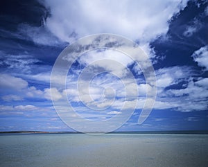 Clouds over ocean