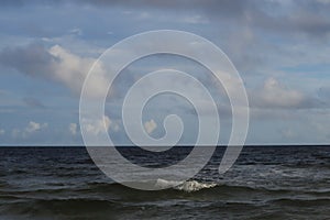 Clouds over the ocean as seen from the Gulf Coast of the Gulf of Mexico