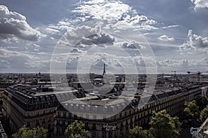 Clouds Over Paris: The City\'s Silhouette