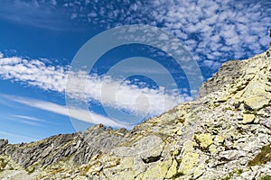 Clouds over the ridge