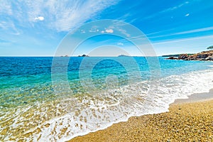 Clouds over Santa Maria Navarrese beach photo