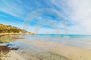 Clouds over Simius beach