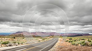 Clouds, Paiute Reservation, Old Highway 91, NV