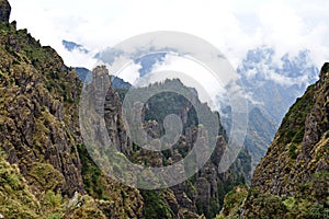 Clouds in the peaks