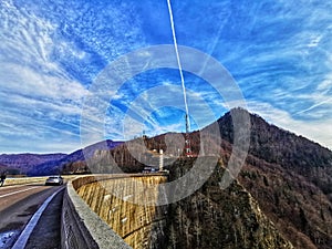 Clouds in a perfect harmony with mountains photo