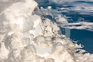 Clouds from the plane window