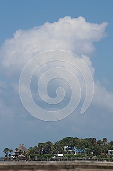 Clouds in Port Salerno in Stuart Florida