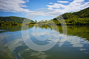 Clouds Reflected, Rhone River, France