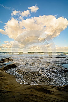 Clouds reflected in San Diego