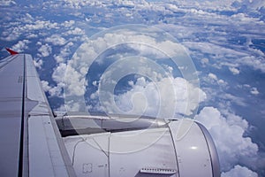 clouds from the sky from aeroplan