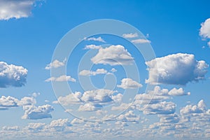 Clouds, sky. The airspace. A cloudy landscape. Environment