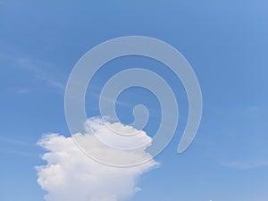 clouds and sky as background