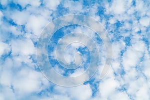 Clouds on sky background