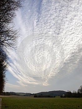 clouds on the sky at Helmstadt
