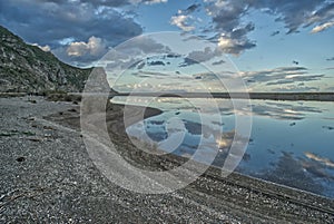 Fantastic clouds and sky reflexes