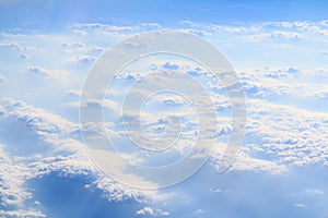 Clouds and smoke horizontal