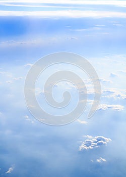 Clouds and smoke Vertical