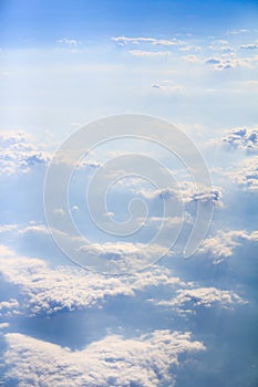 Clouds and smoke Vertical