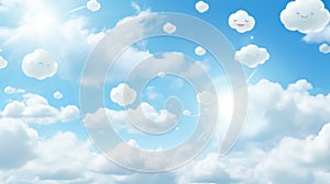 clouds spring sky background