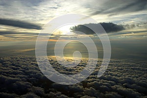 Clouds and Sun Aerial