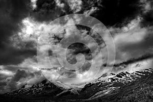 Clouds on Thompson Pass in Alaska