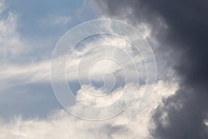 Clouds after a thunderstorm