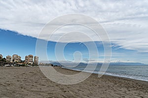 Clouds at Torremolinos in Spain