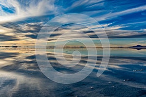 Clouds at the Uyuni Saltflats