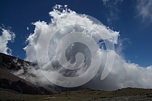 Clouds wave photo