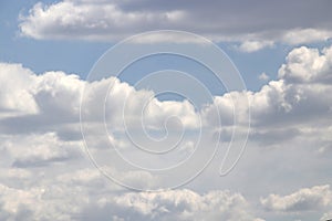 Cloudscape blue cumulus averages sky sunlight texture